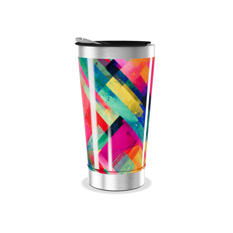 Copo Térmico - Estampa Colorida Aço Inox