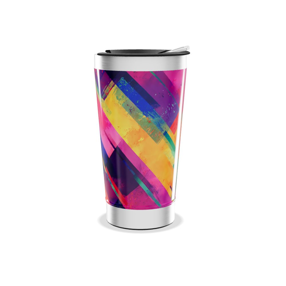 Copo Térmico - Estampa Colorida Aço Inox