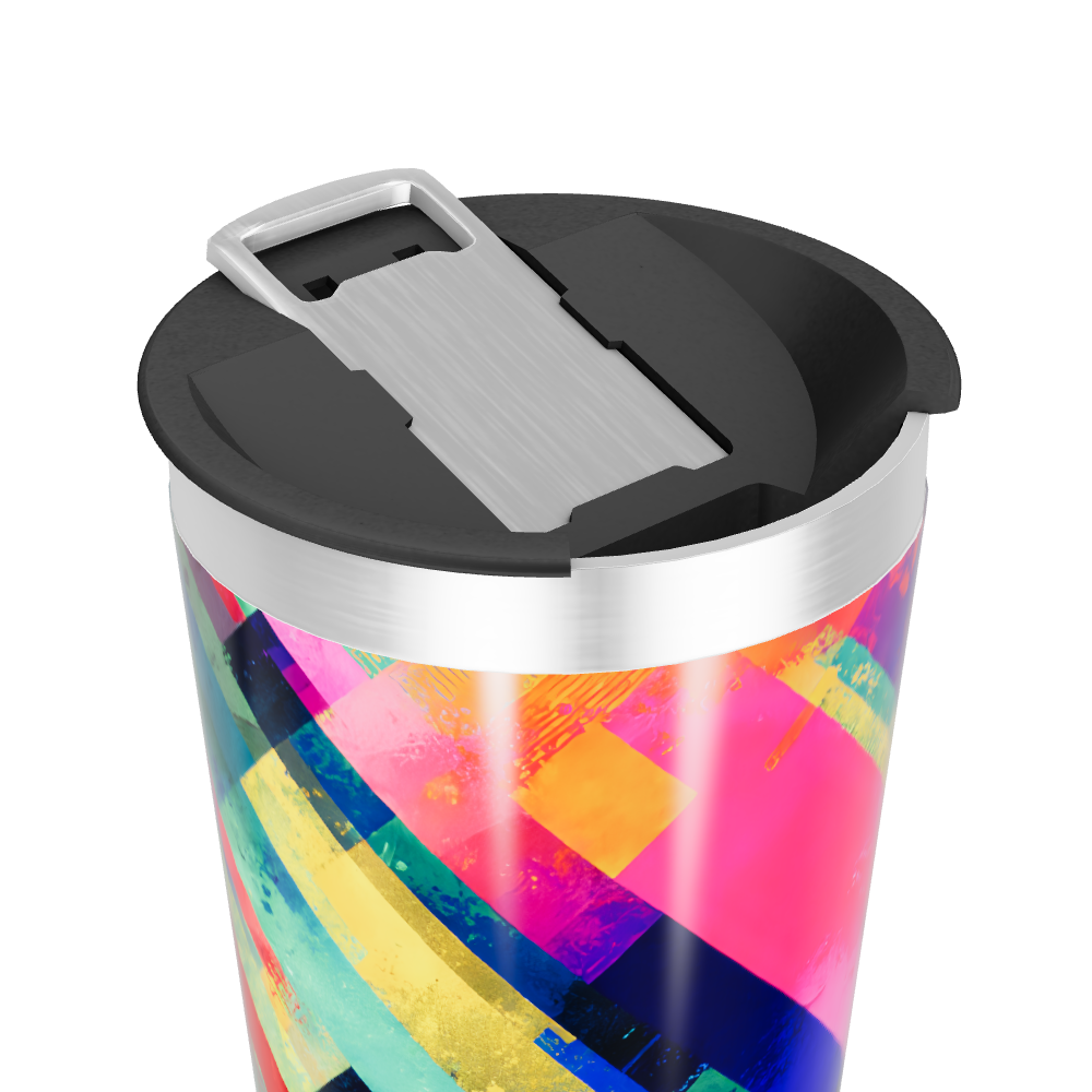 Copo Térmico - Estampa Colorida Aço Inox