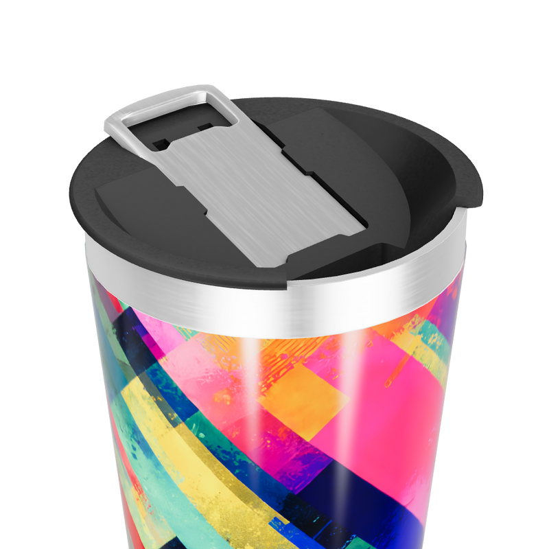 Copo Térmico - Estampa Colorida Aço Inox