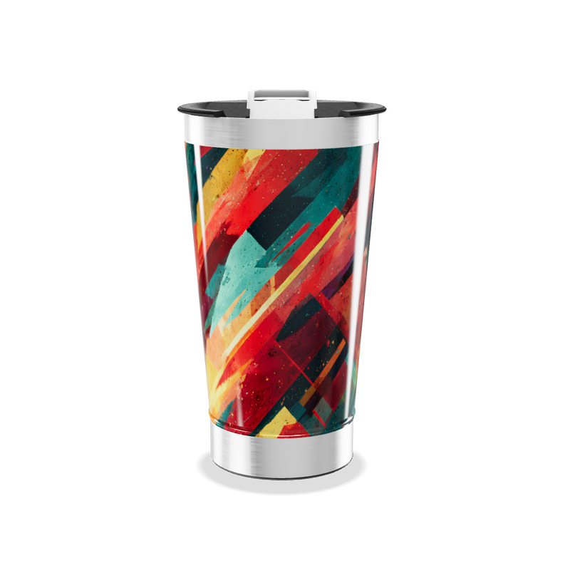 Copo Térmico - Estampa Colorida Aço Inox