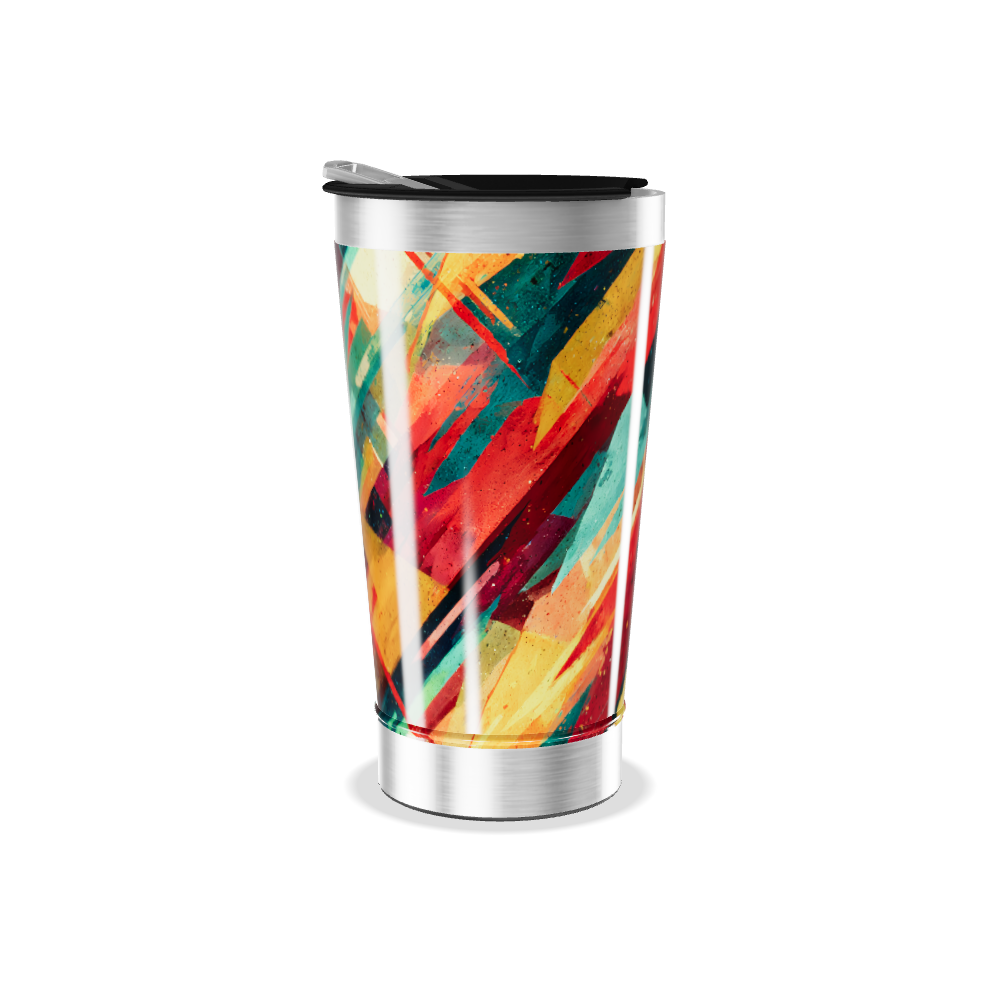 Copo Térmico - Estampa Colorida Aço Inox