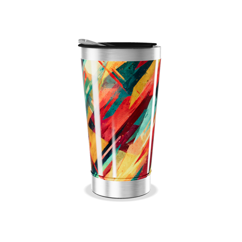 Copo Térmico - Estampa Colorida Aço Inox