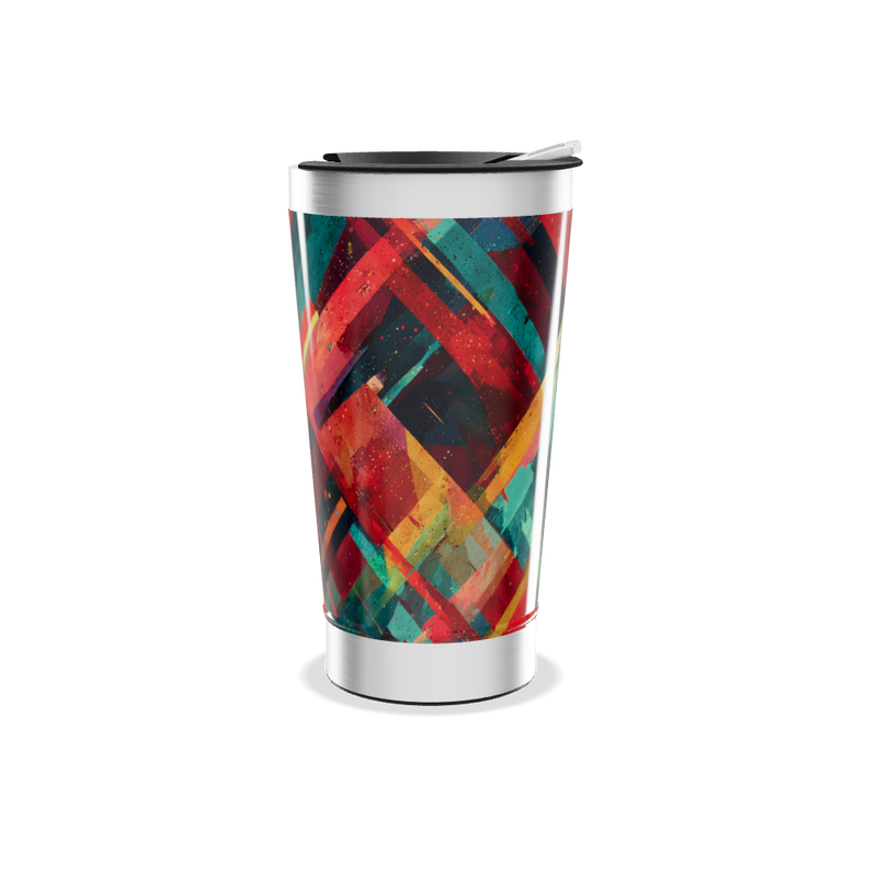 Copo Térmico - Estampa Colorida Aço Inox