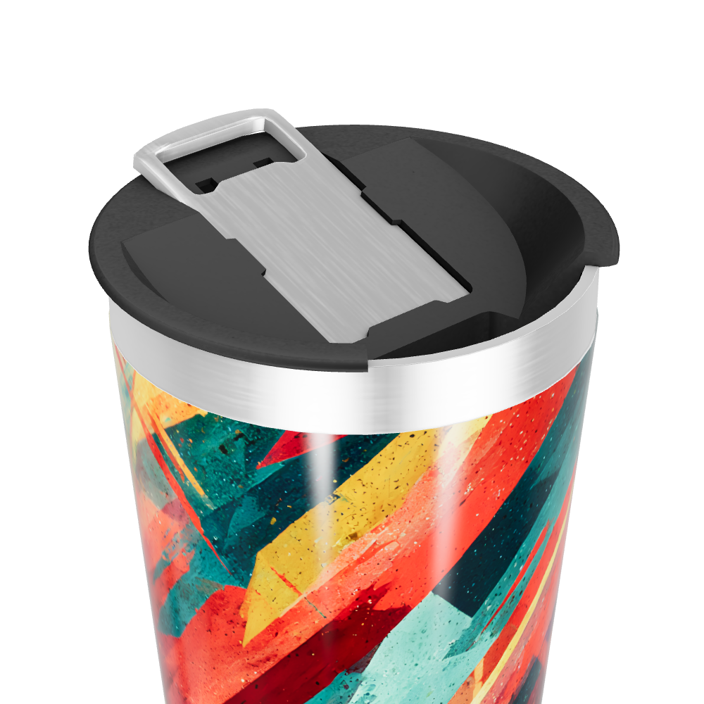 Copo Térmico - Estampa Colorida Aço Inox