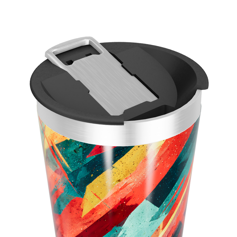 Copo Térmico - Estampa Colorida Aço Inox