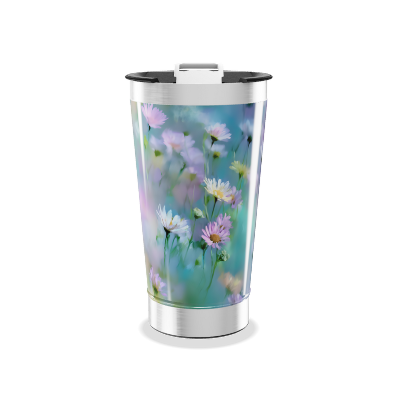 Copo Térmico - Floral Aquarela