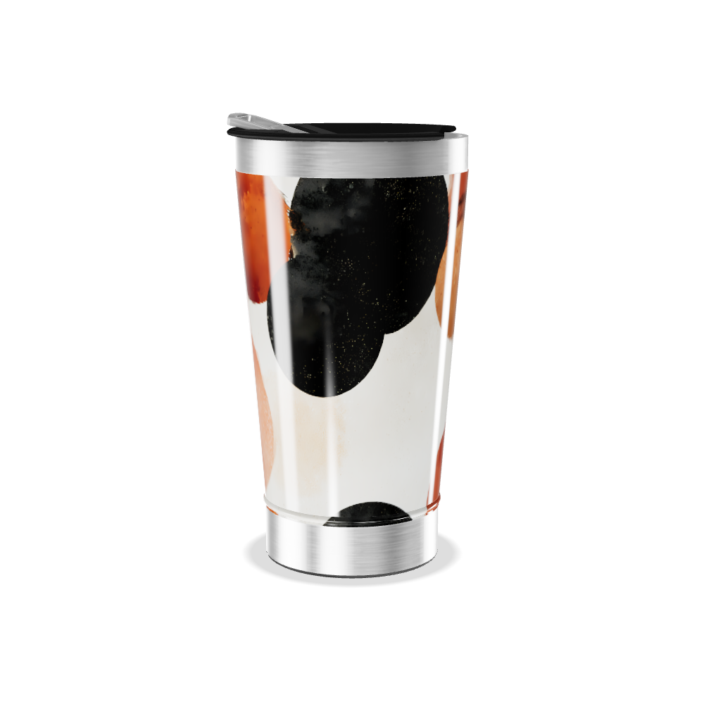 Copo Térmico - Estampa Circular Colorida