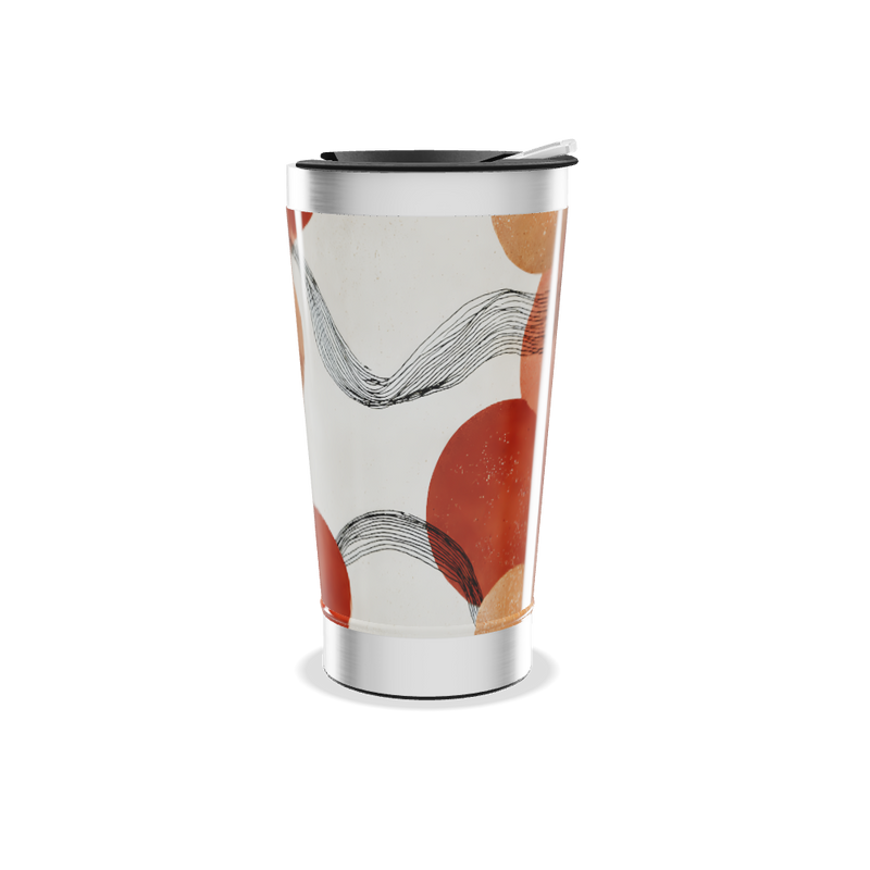 Copo Térmico - Estampa Circular Colorida