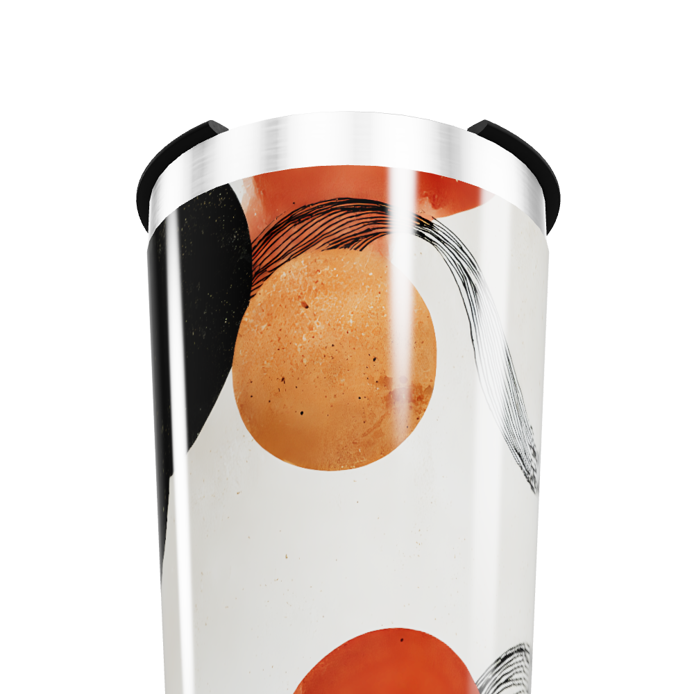 Copo Térmico - Estampa Circular Colorida