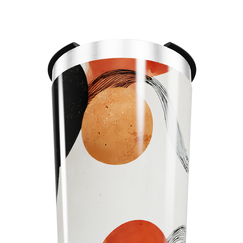 Copo Térmico - Estampa Circular Colorida