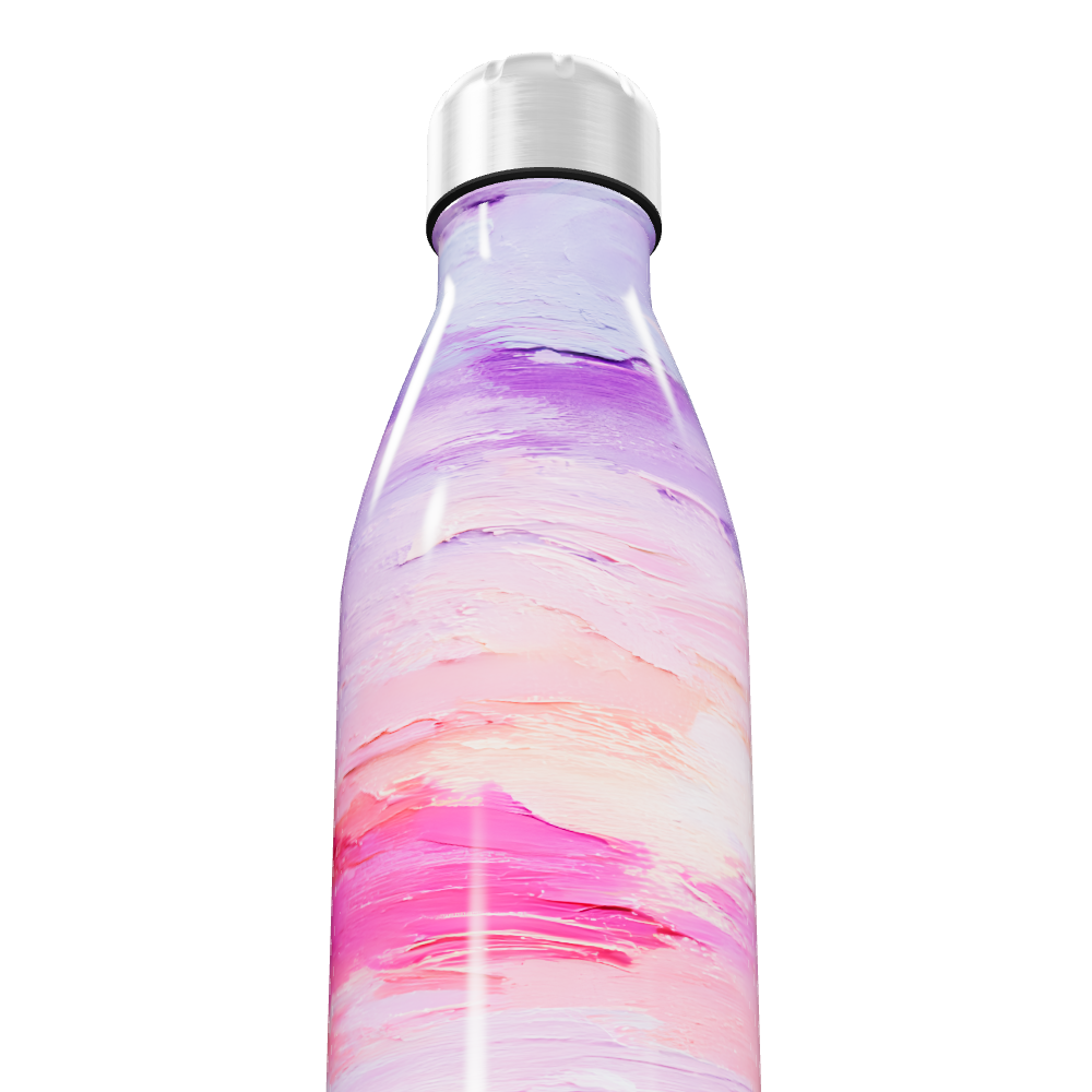 Garrafa Inox - Estampa Colorida Pastel