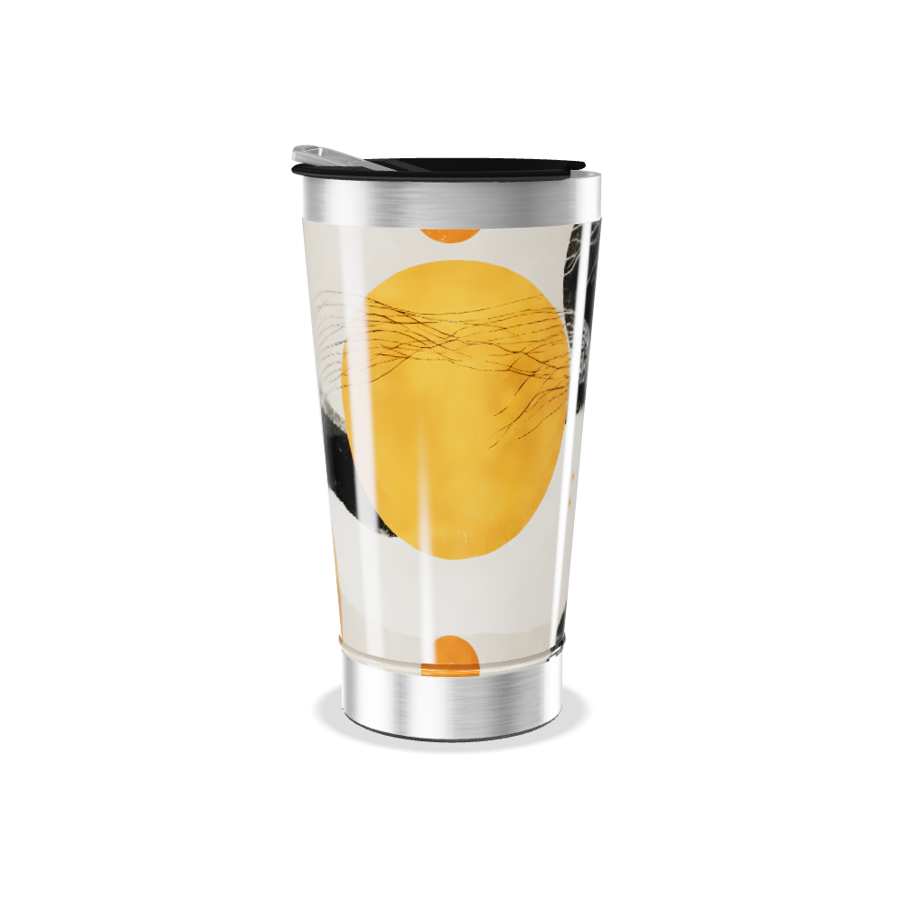 Copo Térmico - Design Abstrato Colorido