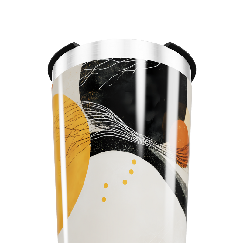 Copo Térmico - Design Abstrato Colorido