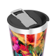 Copo Térmico - Floral Colorido Inox