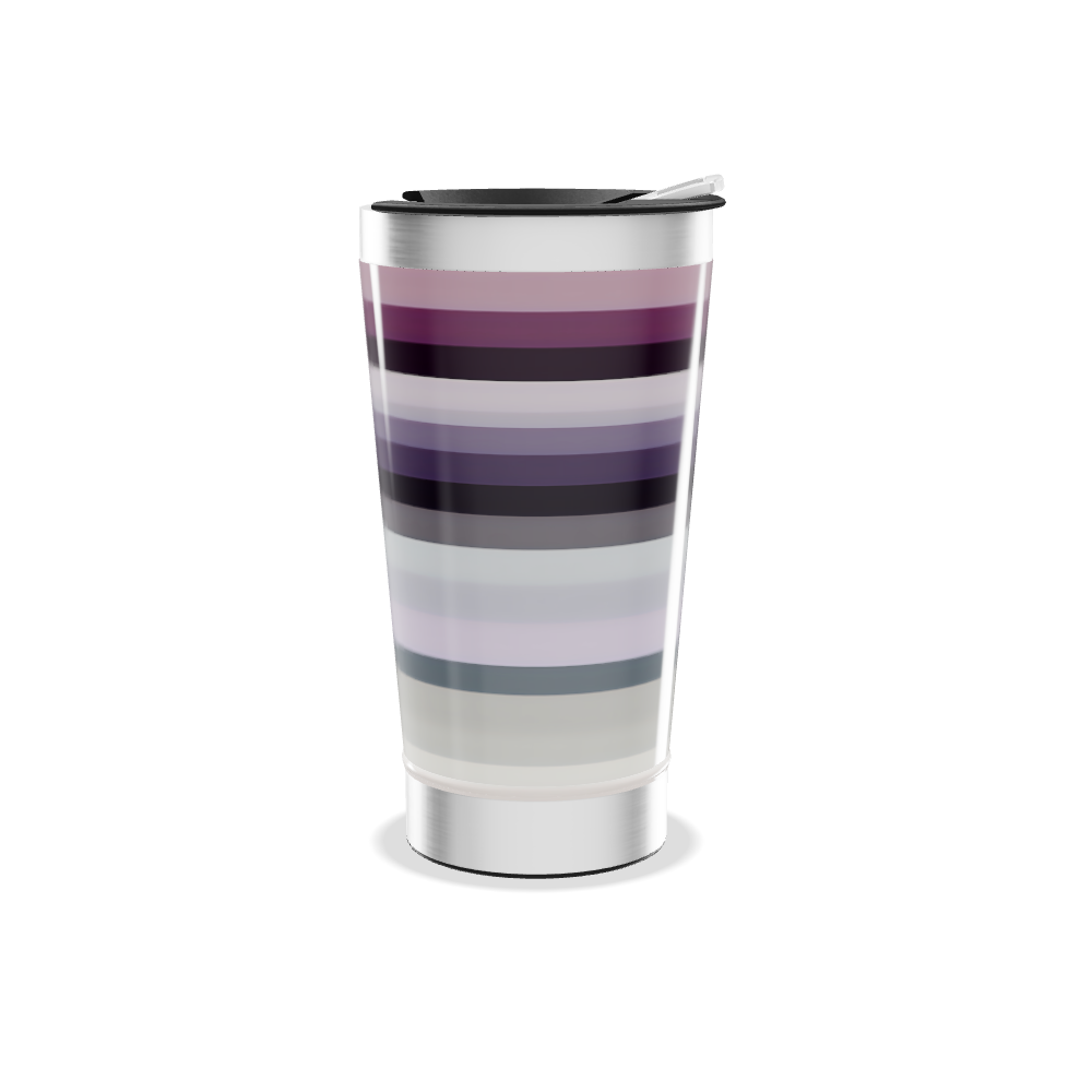 Copo Térmico - Listras Multicoloridas