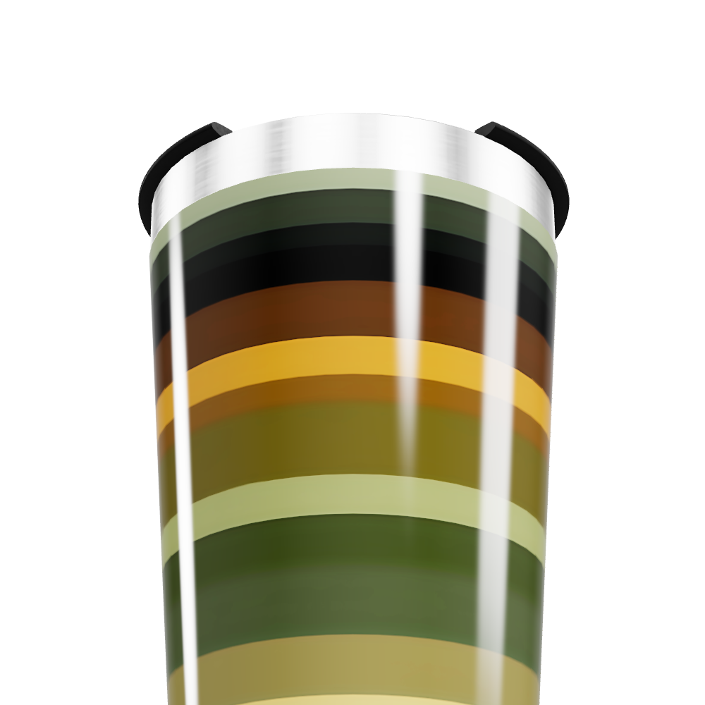 Copo Térmico - Listras Multicoloridas