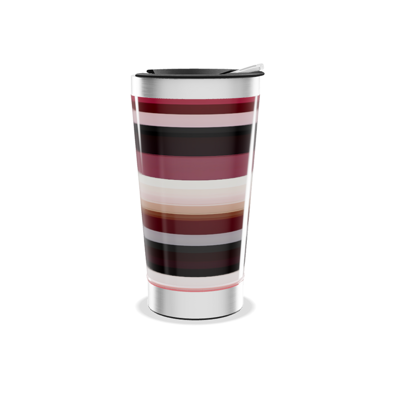 Copo Térmico - Listrado Inox