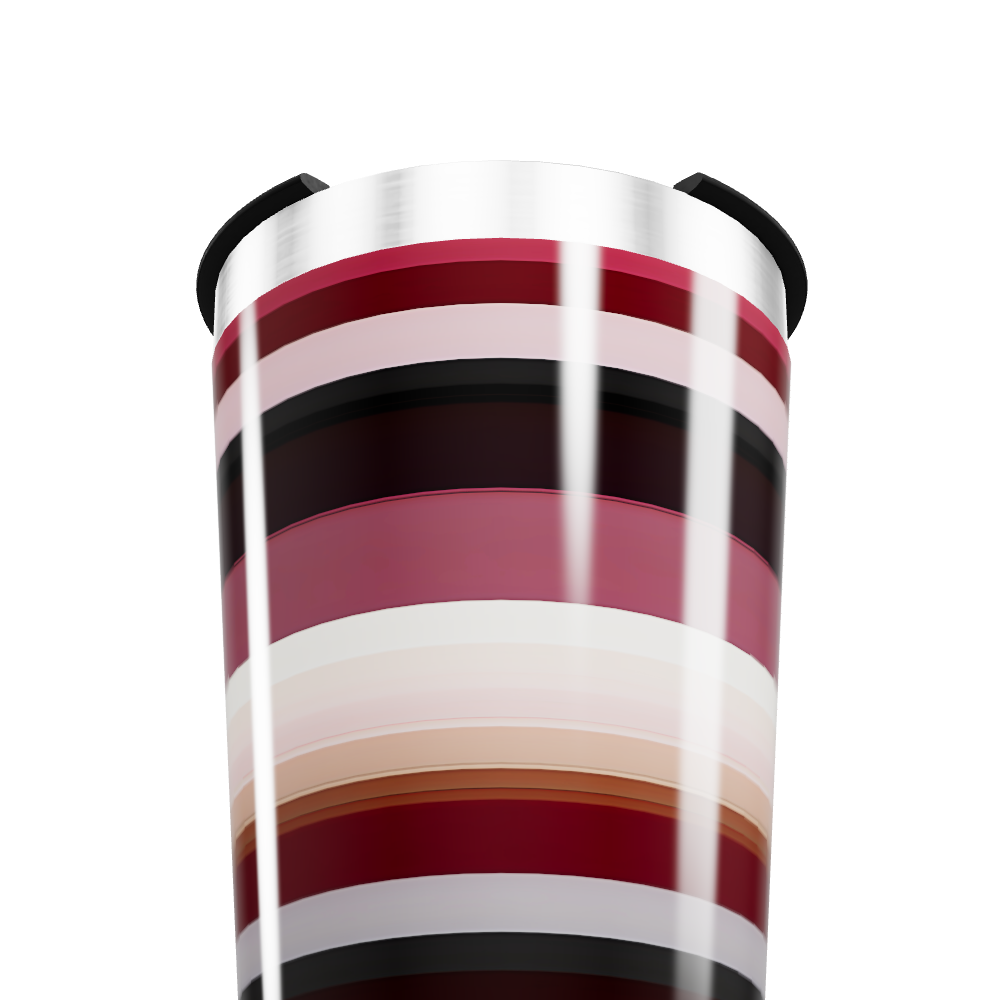 Copo Térmico - Listrado Inox