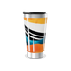Copo Térmico - Colorido com Listras Modernas