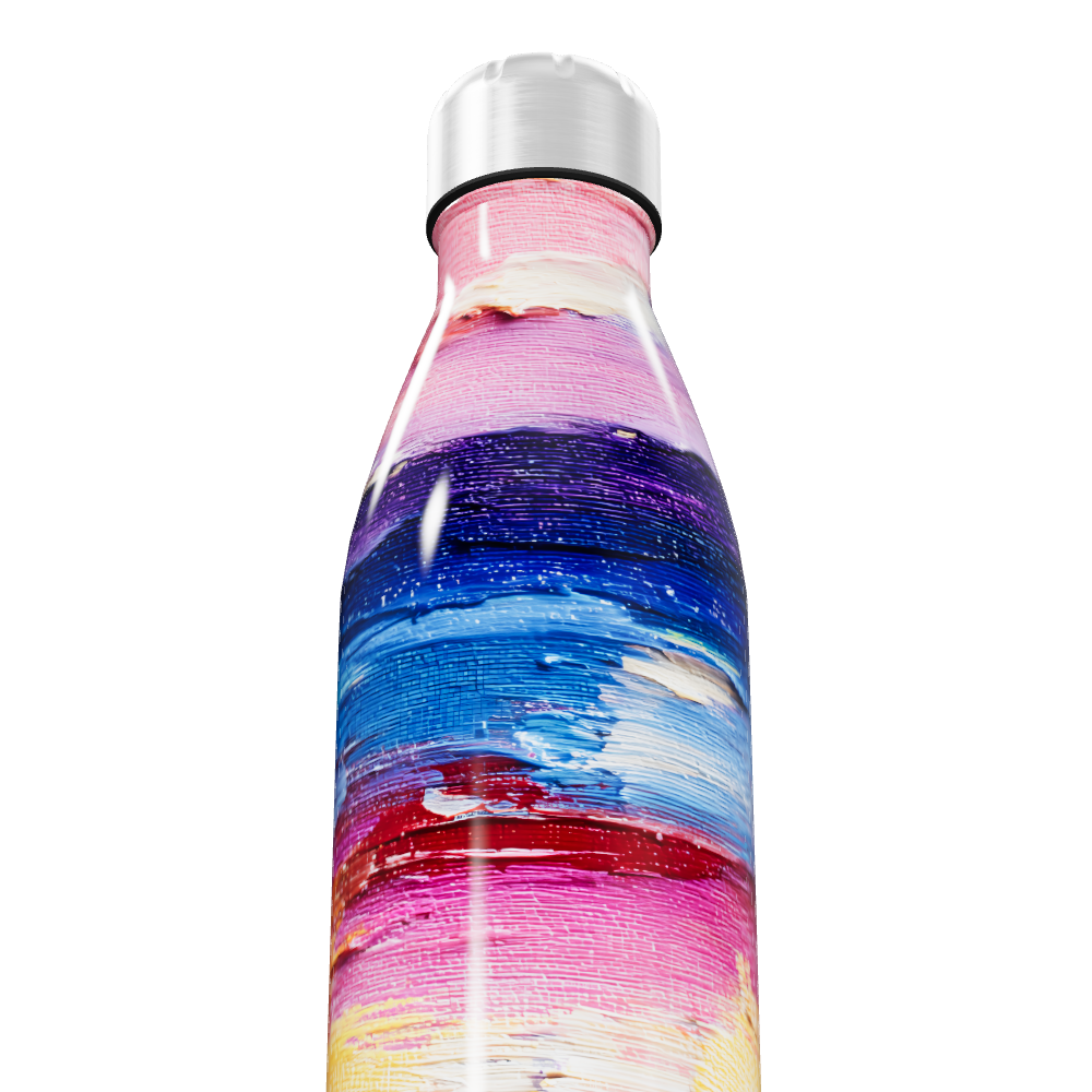 Garrafa Inox - Estampa Colorida 500ml