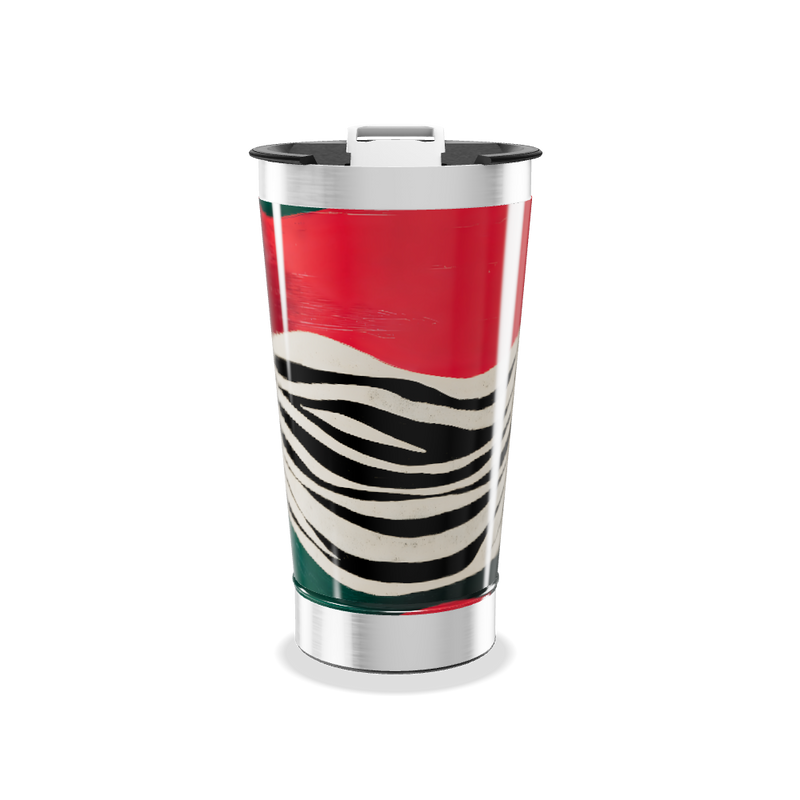 Copo Térmico - Estampa Zebra Colorida