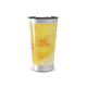 Copo Térmico - Amarelo Estampado Aço Inox