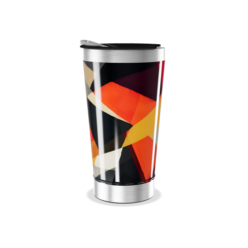 Copo Térmico - Estampa Geométrica Colorida