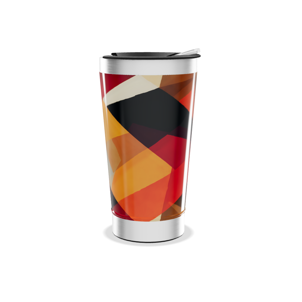 Copo Térmico - Estampa Geométrica Colorida