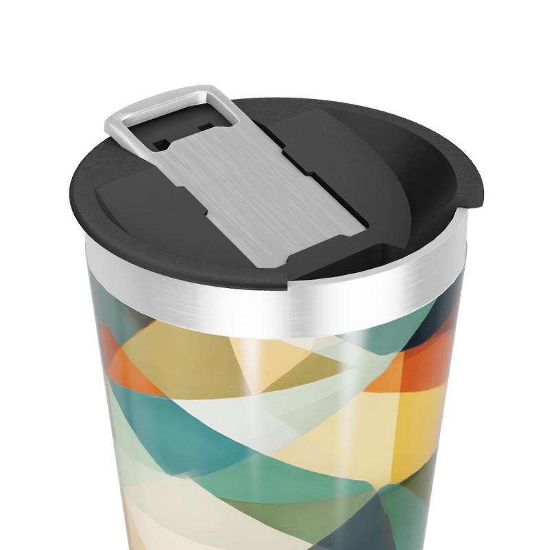 Copo Térmico - Estampa Geométrica Colorida