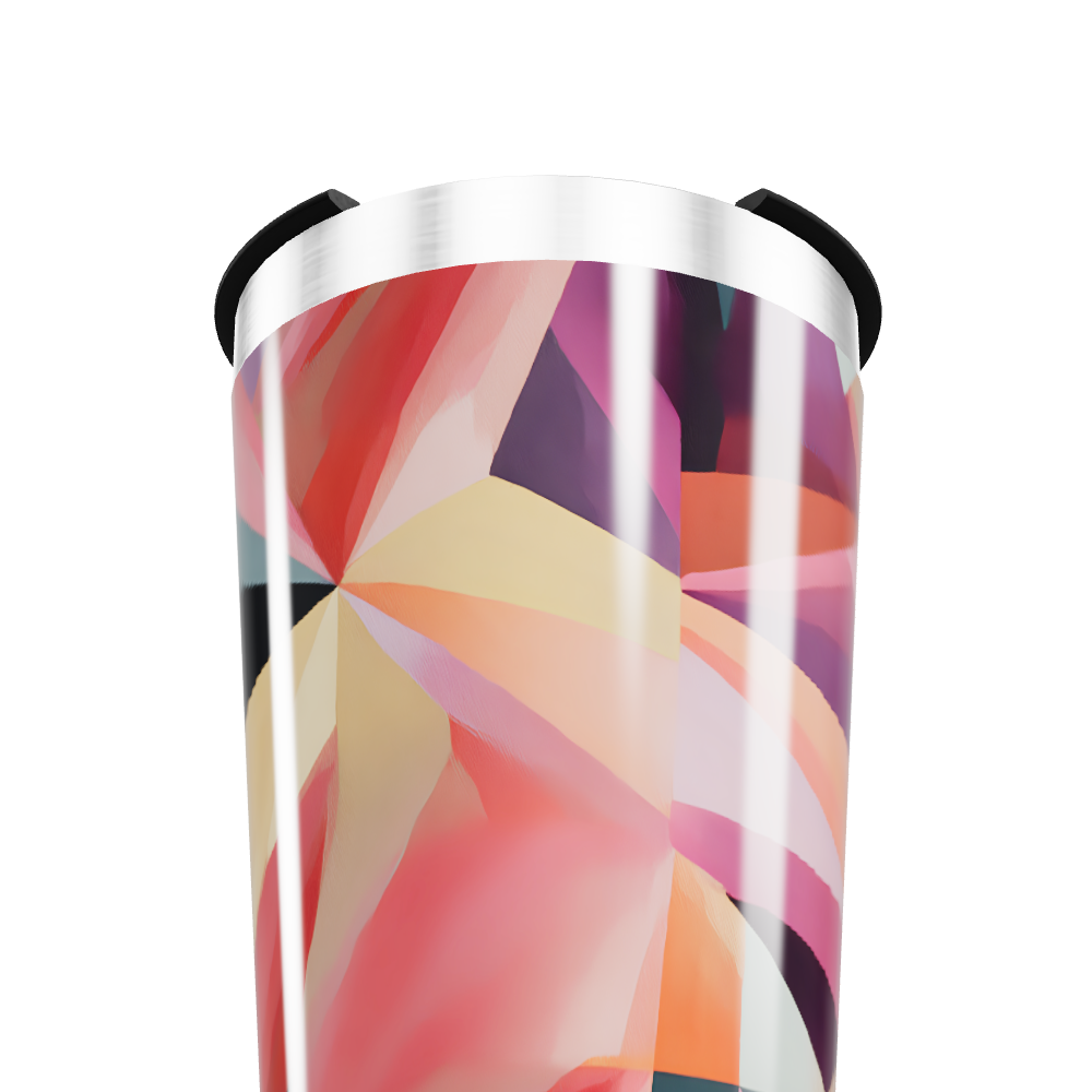 Copo Térmico - Estampa Geométrica Colorida