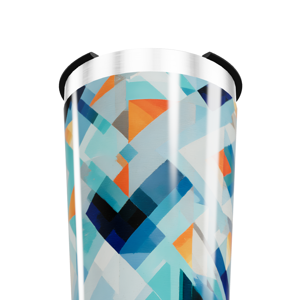 Copo Térmico - Estampa Geométrica Colorida