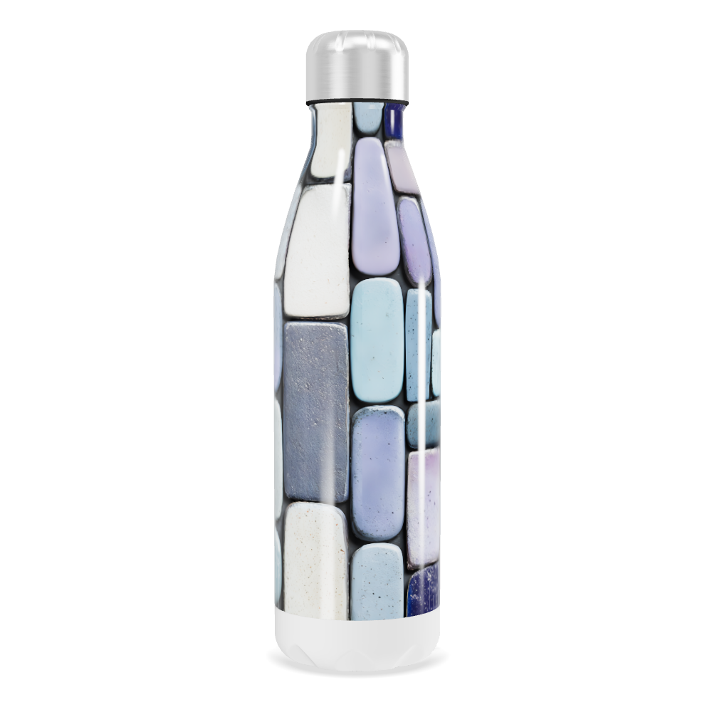 Garrafa Inox Estampada Colorida 500ml