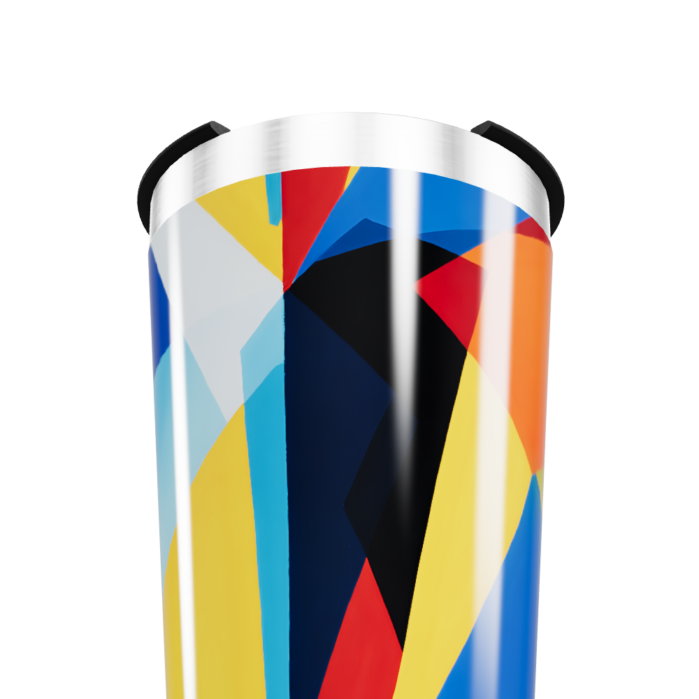 Copo Térmico - Estampa Geométrica Colorida