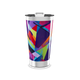 Copo Térmico - Design Abstrato Colorido