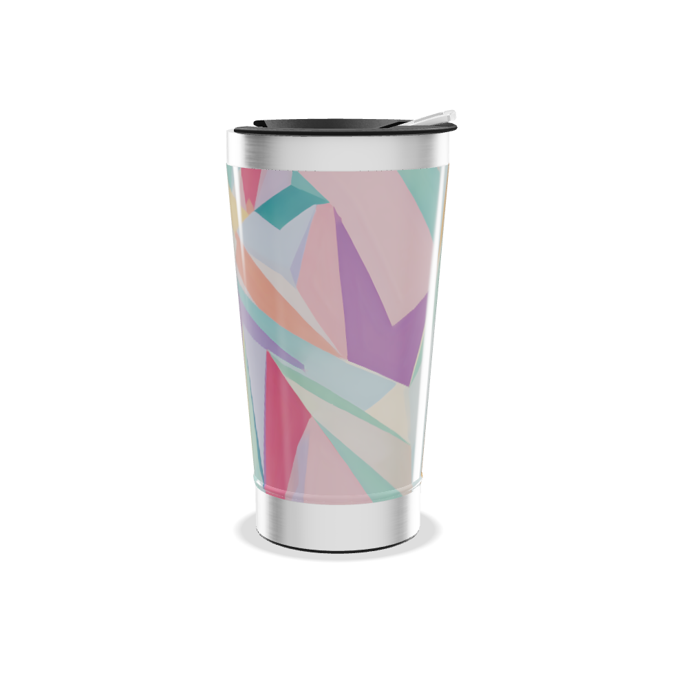 Copo Térmico - Estampa Geométrica Colorida