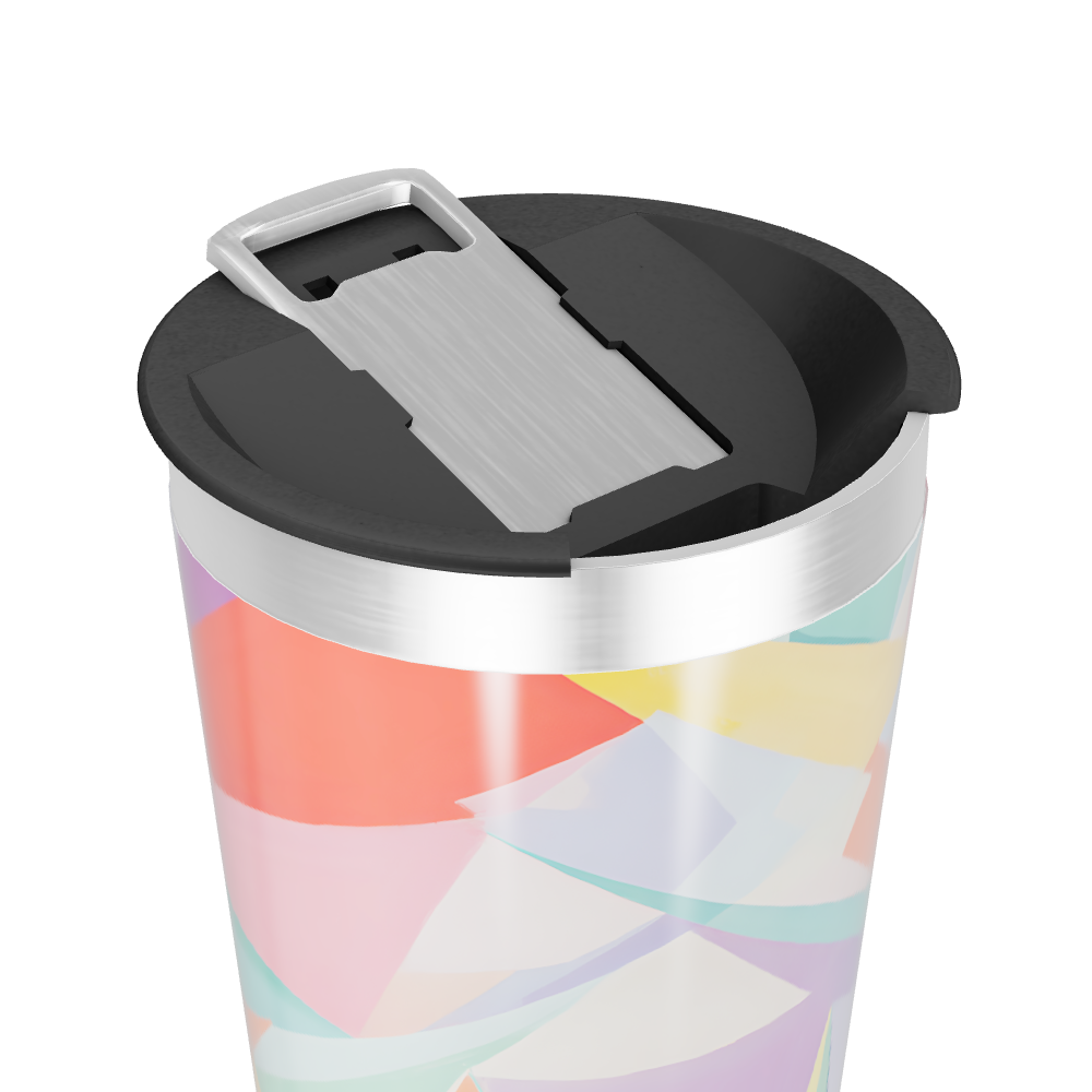 Copo Térmico - Estampa Geométrica Colorida