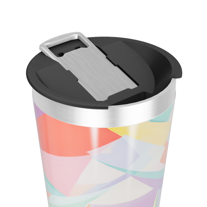 Copo Térmico - Estampa Geométrica Colorida