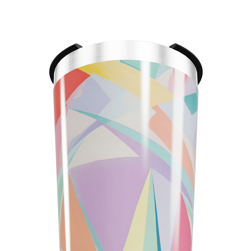 Copo Térmico - Estampa Geométrica Colorida