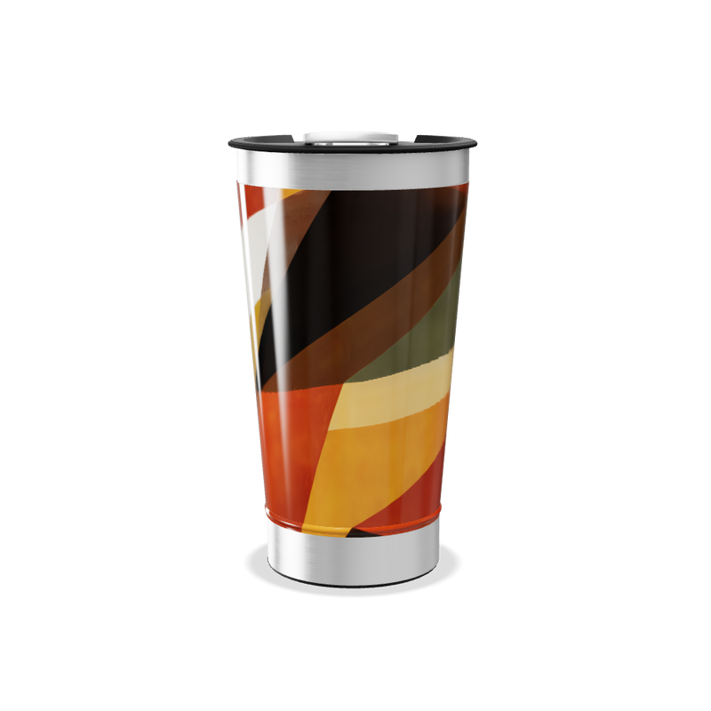 Copo Térmico - Estampa Geométrica Colorida