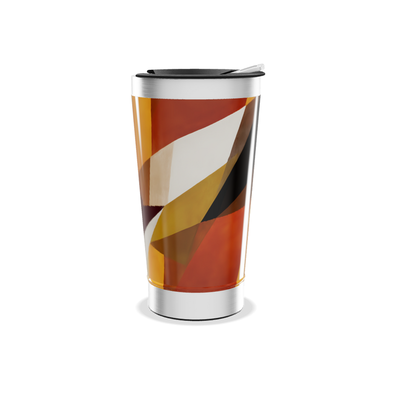 Copo Térmico - Estampa Geométrica Colorida
