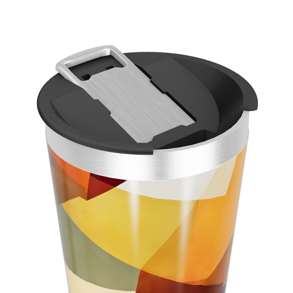 Copo Térmico - Estampa Geométrica Colorida
