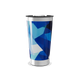 Copo Térmico - Azul com Estampa Geométrica