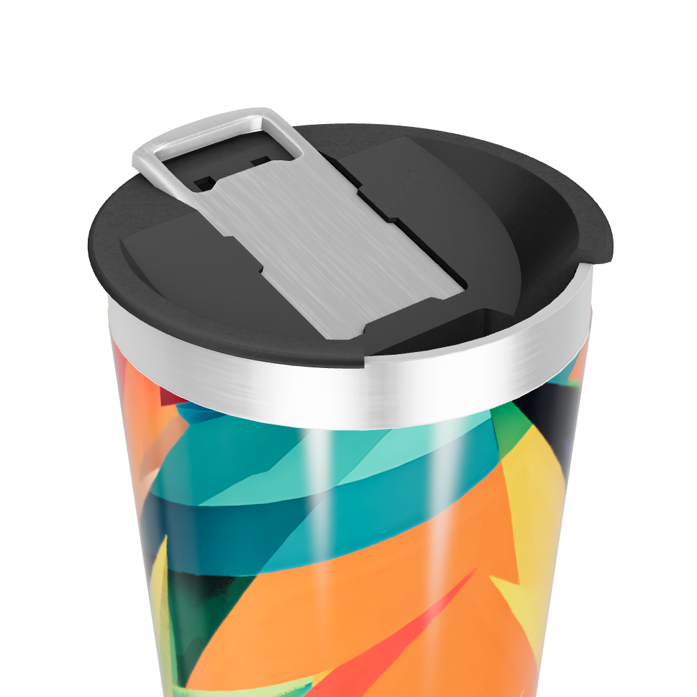 Copo Térmico - Estampa Colorida Aço Inox