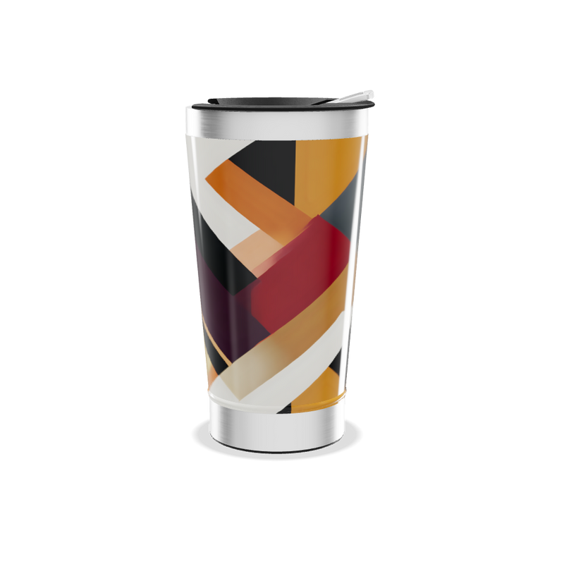 Copo Térmico - Abstrato Multicolorido Aço