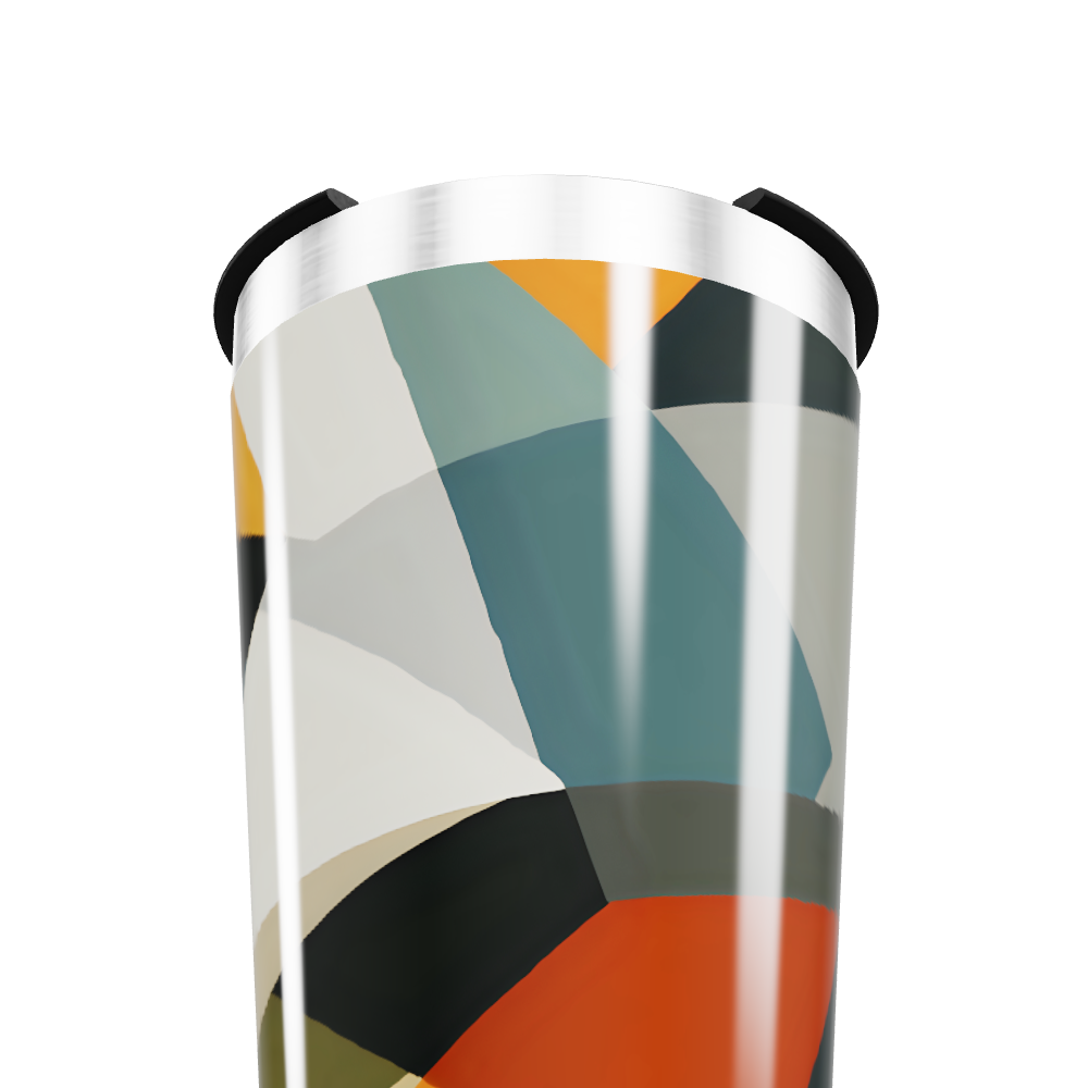 Copo Térmico - Estampa Geométrica Colorida
