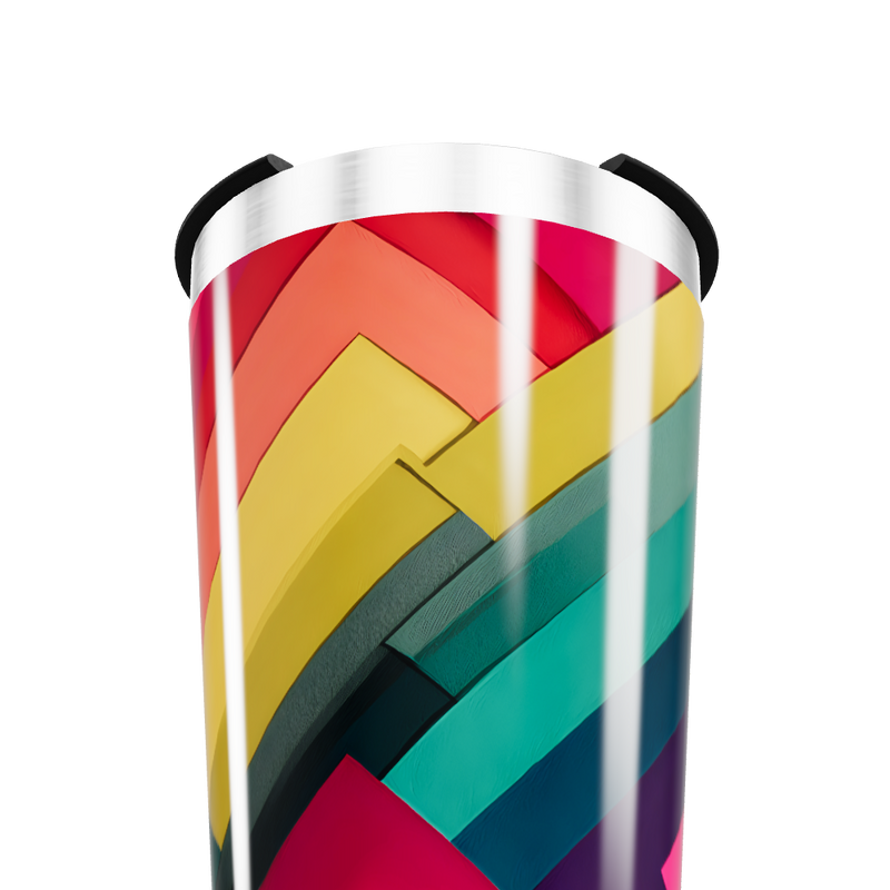 Copo Térmico - Estampa Colorida Geométrica