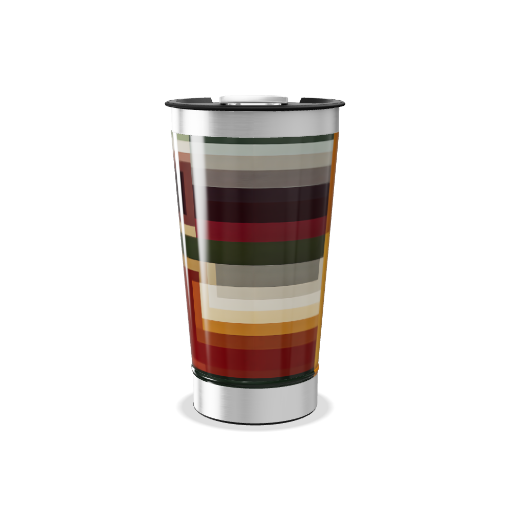 Copo Térmico - Estampa Geométrica Colorida