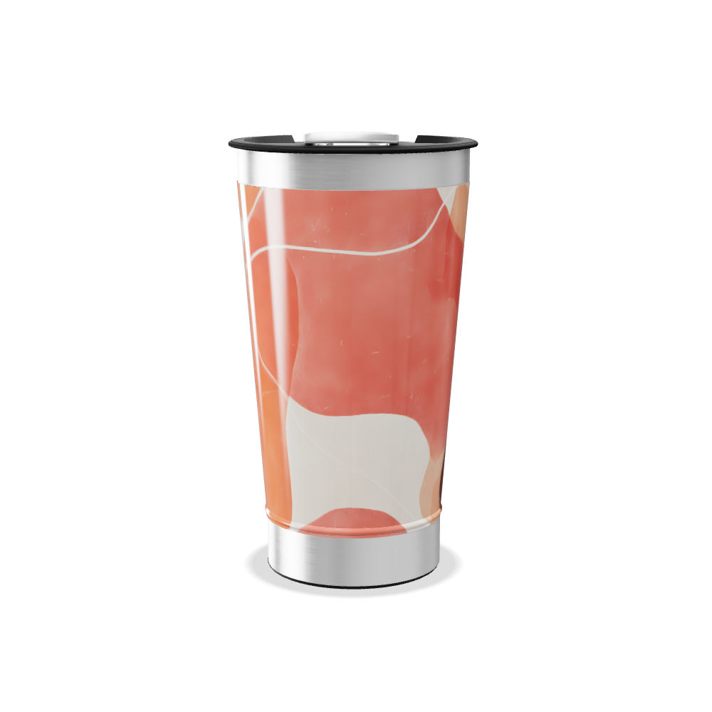 Copo Térmico - Estampa Abstrata Colorida