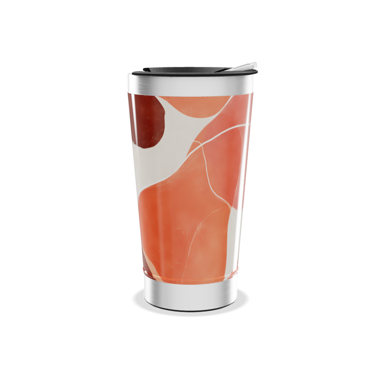 Copo Térmico - Estampa Abstrata Colorida